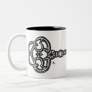 Skelettschlüssel Zweifarbige Tasse