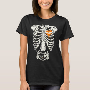Skelettschwangerschaft Ankündigung Junge Mutter Ha T-Shirt