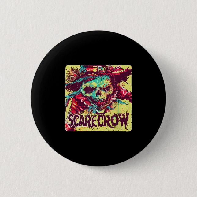 Skelettskorrektur-Kostüm für Bauer und Hallowee Button (Vorderseite)