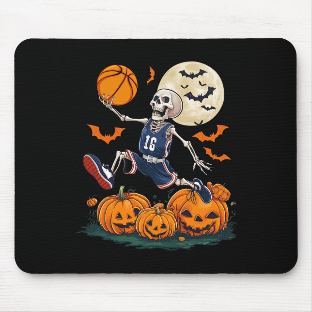 Skelettspiele Halloween Men Boys Sketch Mousepad (Vorne)