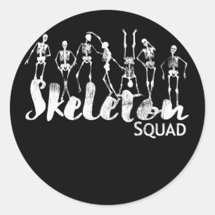 SkelettSquad Radiology Department Runder Aufkleber