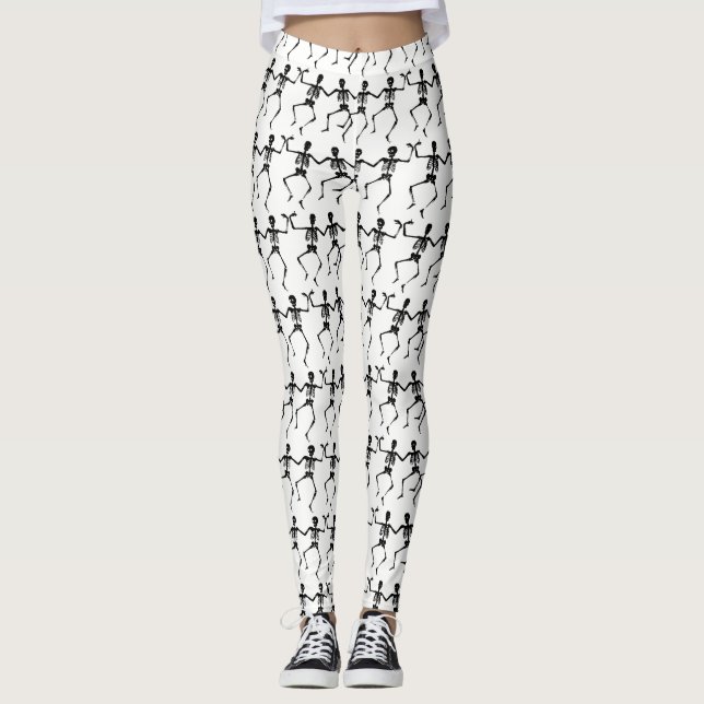 Skeletttänze Halloween Thunder_Cove Leggings (Vorderseite)