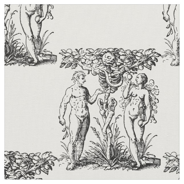 Skeletttoile Stoff (Nahaufnahme)