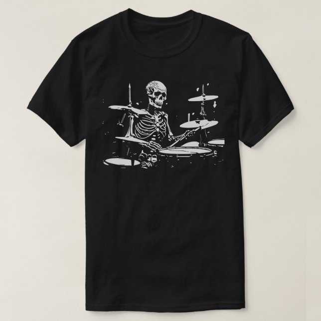 Skeletttrommler T-Shirt (Design vorne)