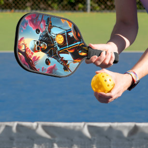 Skelettwandern durch die Feuerhöhle Pickleball Schläger