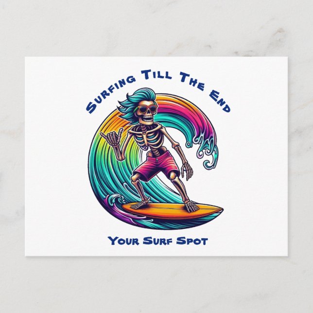 Skelettwandern Postkarte (Vorderseite)