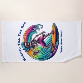 Skelettwandern Strandtuch