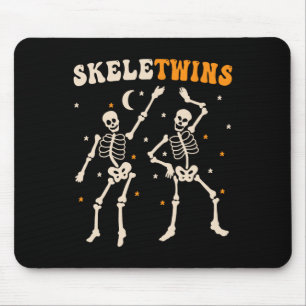 Skeletwebins Halloween Matching Funny Dancing Mousepad