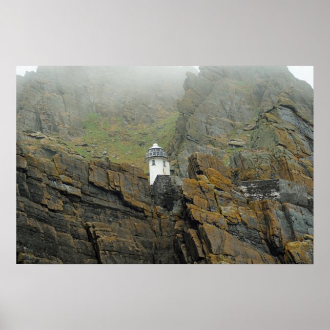Skellig Michael Lighthouse, Irland Poster (Vorne)