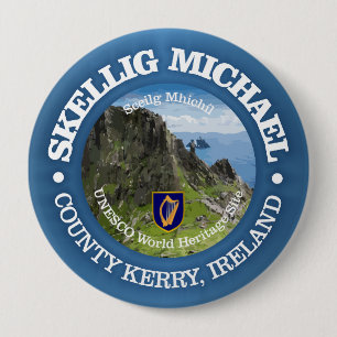 Skellig Michael (rd) Button
