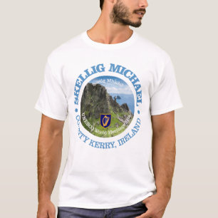 Skellig Michael (rd) T-Shirt