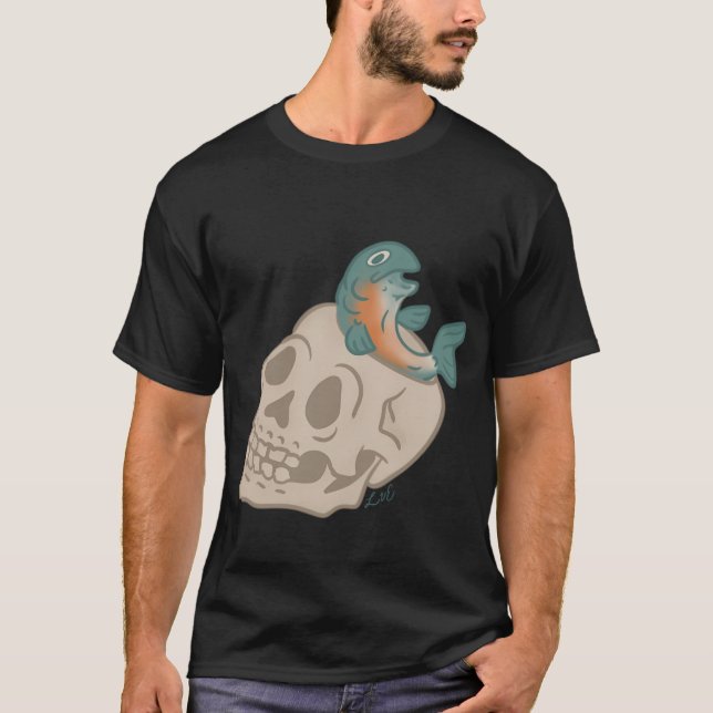 Skelly Fisch T-Shirt (Vorderseite)
