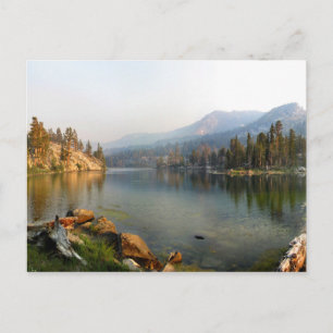 Skelton Lake at Golden Dusk - Mammotesee Postkarte