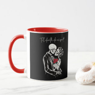 Skelton Lovers bis zum Tod Tasse
