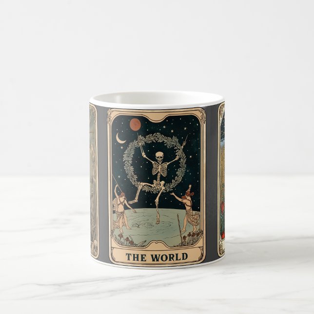 Skelton-Tarot-Karte Kaffeetasse (Skelton tarot cup)