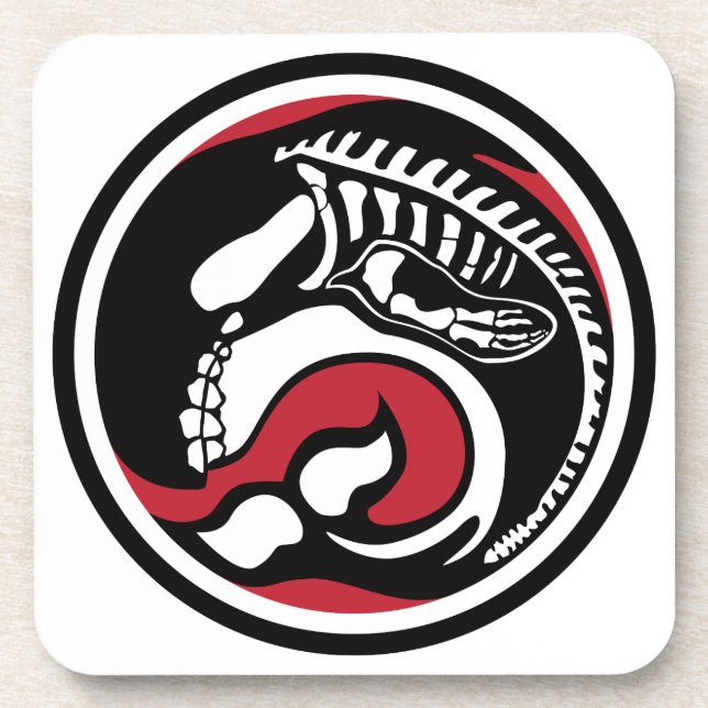 Skelwal Getränkeuntersetzer (Vorderseite)