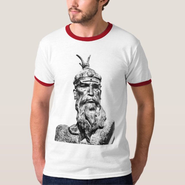 Skenderbeu Skenderbeg T - Shirt-Albaner-Krieger T-Shirt (Vorderseite)