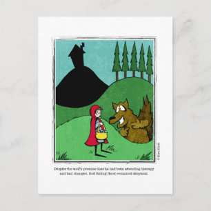 SKEPTICAL Cartoon von Ellen Elliott Postkarte