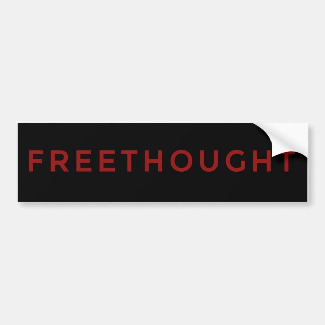 Skeptische Freethought Autoaufkleber (Vorne)