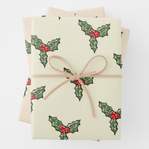 Skeptische Mistel-Weihnachten Geschenkpapier Set
