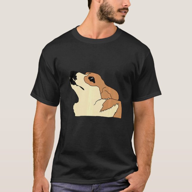 Skeptischer Corgi Pulli (Vorderseite)