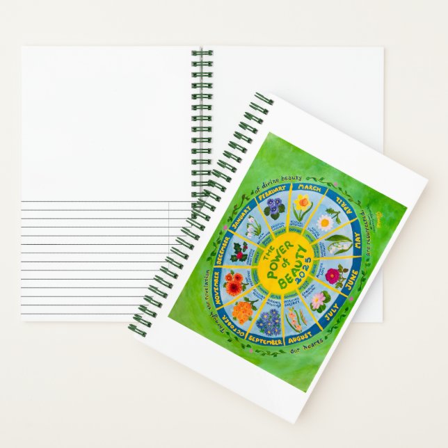 Sketch and Write 2025 Blume of The Month Journal Notizbuch (Innen)