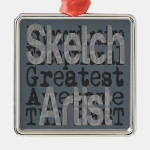 Sketch Artist Extraordinaire Ornament Aus Metall