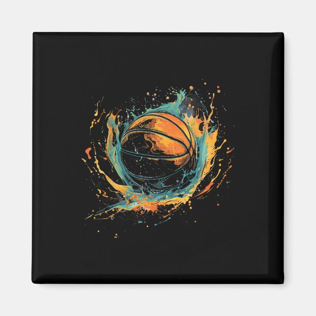 Sketch Artwork Sketch Lover Wasserfarbe Gezeichnet Magnet (Vorne)