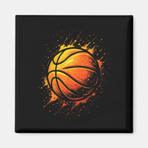 Sketch Athlete Jump Team Sport Magnet