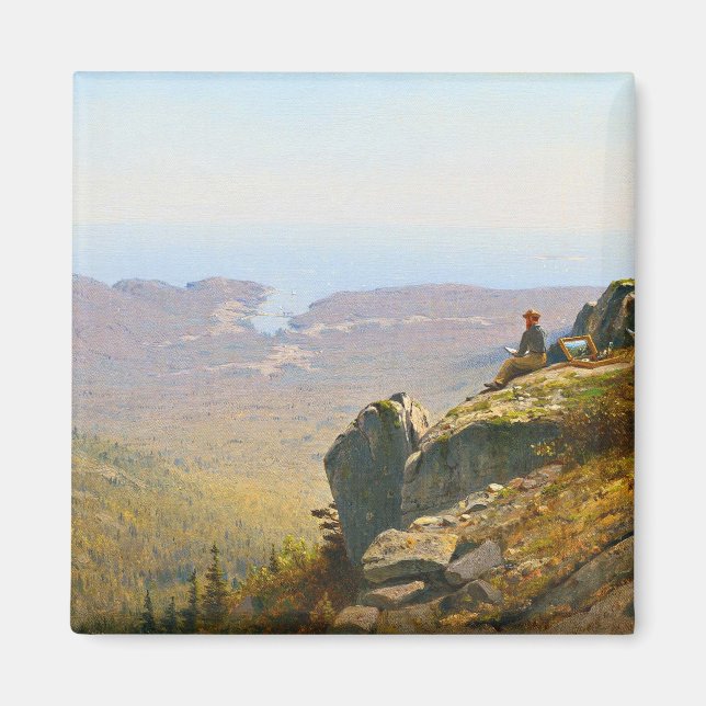 Sketch auf dem Berg von Sanford Robinson Gifford Magnet (Vorne)