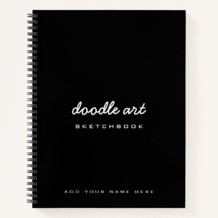 Sketch doodle art name sketchbook notizbuch