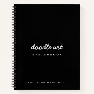 Sketch doodle art name sketchbook notizbuch