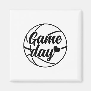 Sketch Game Day Sports Bll Sketch Player Magnet