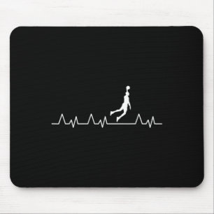 Sketch Heartbeat Bll Sketll Player Dunk Sport Gesc Mousepad