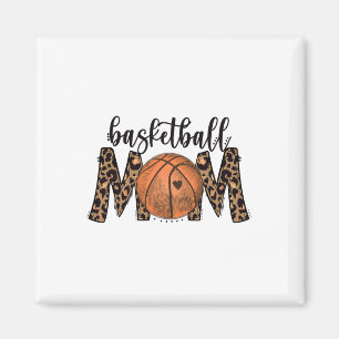 Sketch Mama Leopard Print Cheetah Proud Mama Sport Magnet