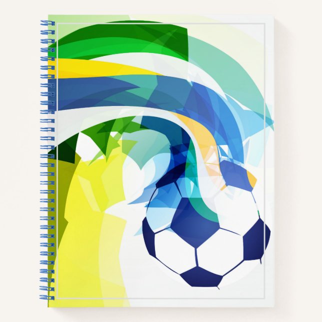 Sketch Notebook-Fußball-Ball Notizbuch (Vorderseite)