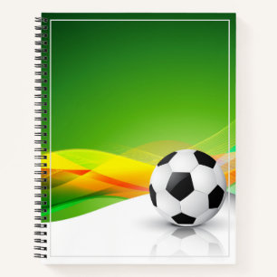 Sketch Notebook-Fußball-Ball Notizbuch
