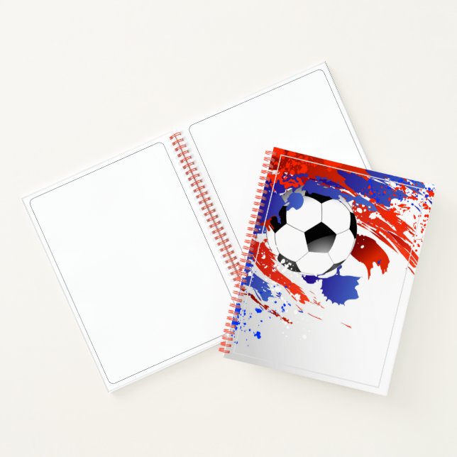 Sketch Notebook-Fußball-Ball Notizbuch (Innenseite)