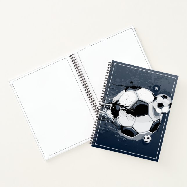Sketch Notebook-Fußball-Ball Notizbuch (Innenseite)