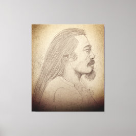 Sketch of Kitaro Leinwanddruck