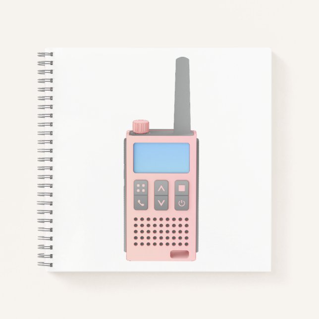Sketch of modern walkie talkie notizbuch (Vorderseite)