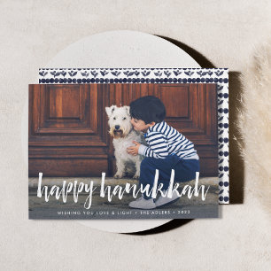 Sketch Overlay Hanukkah-Fotokarte Feiertagskarte