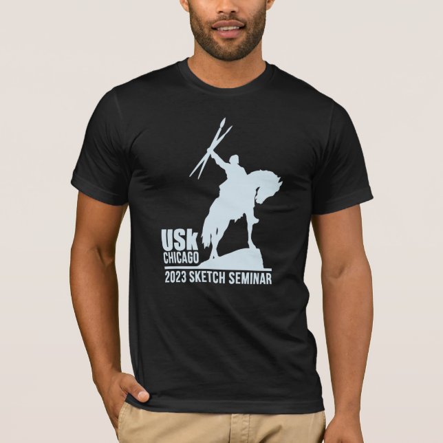 Sketch Seminar T - Shirt in den USA 2023 (Vorderseite)