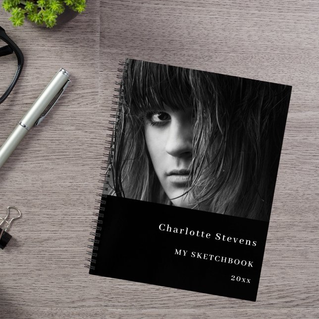 Sketchbook Foto Schwarz-weiß Notizbuch (Von Creator hochgeladen)