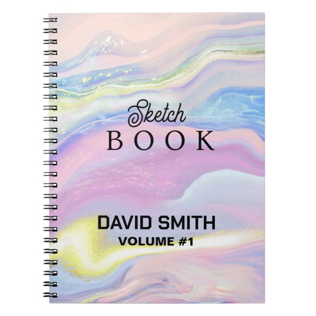 Sketchbook-Geschenk für sie mit Individuelle Name- Notizblock (Vorderseite)