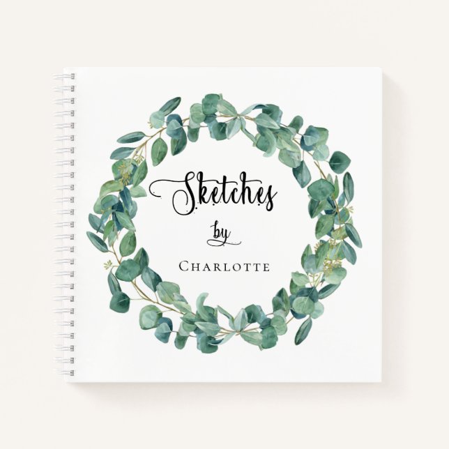 Sketchbook Greenera Aquarellschrift Notizbuch (Vorderseite)