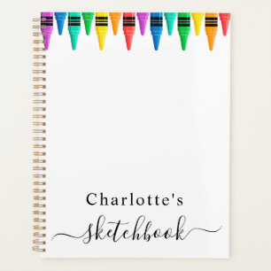 Sketchbook Holographic Pink Tropfens Girl Planer