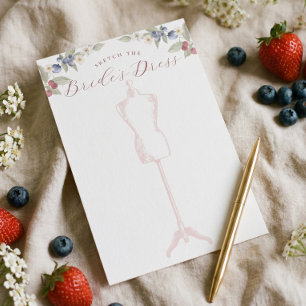 Sketche Brautkleid Berry Sweet Brautparty-Spiel