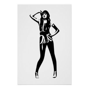 Sketched Couture Fashion Poster