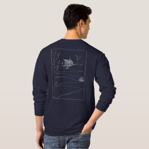 Sketchy Arketekcher Long Sleeve T - Shirt - Dunkel